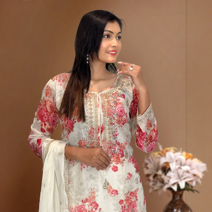 Plus size designer Salwar Suit