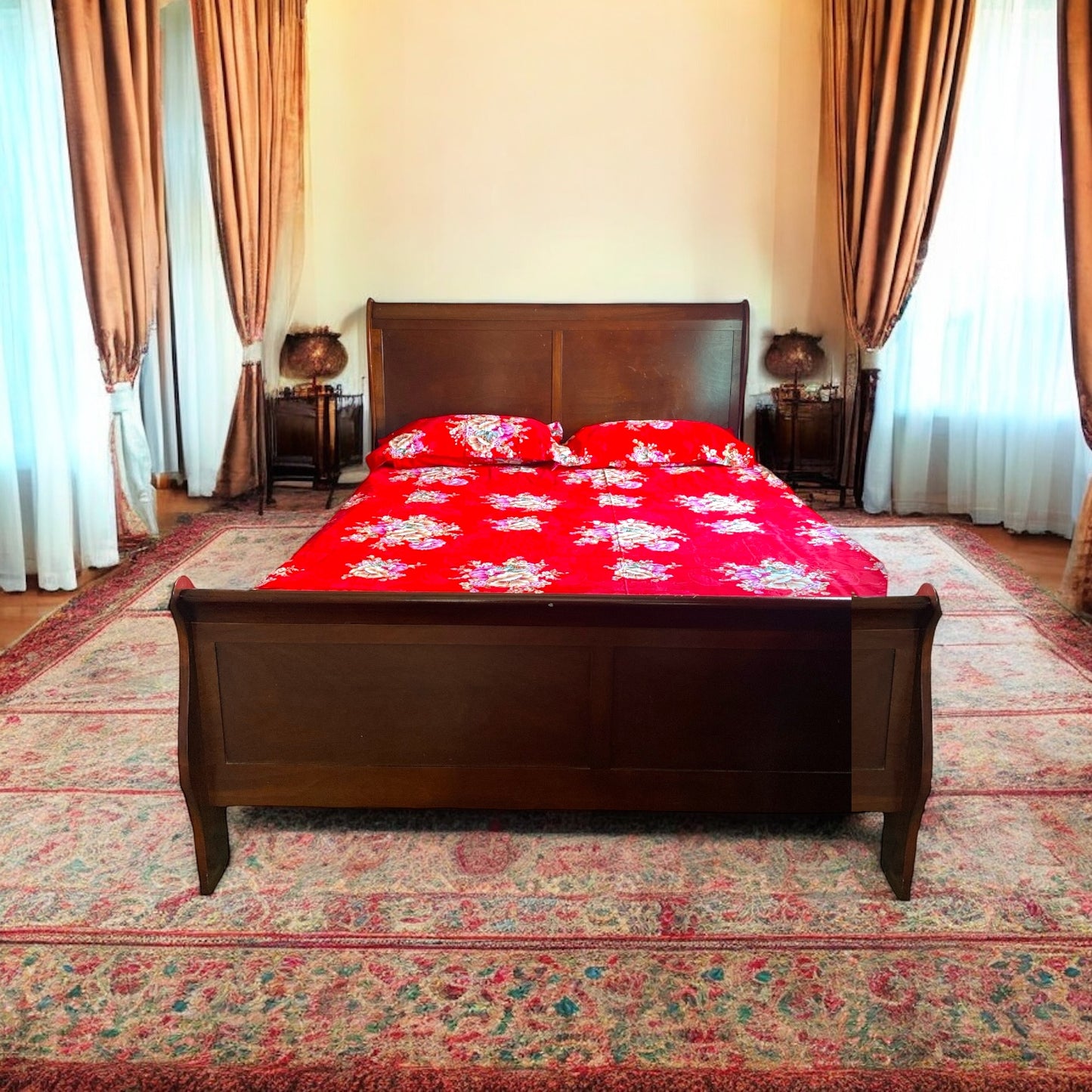 Floral bed sheets & pillow casses