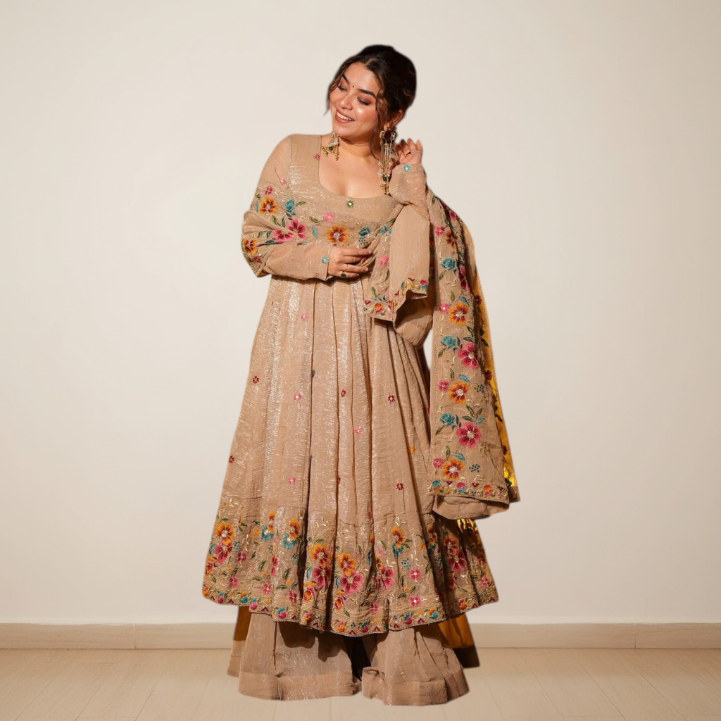 Anarkali palazzo set