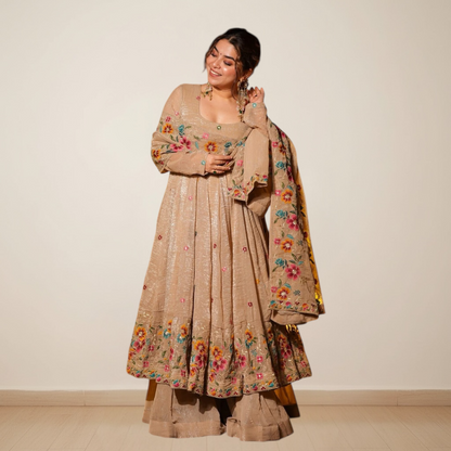 Anarkali palazzo set