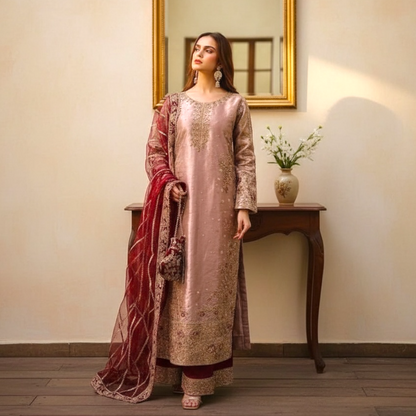 Plus size lavish salwar suit with dupatta