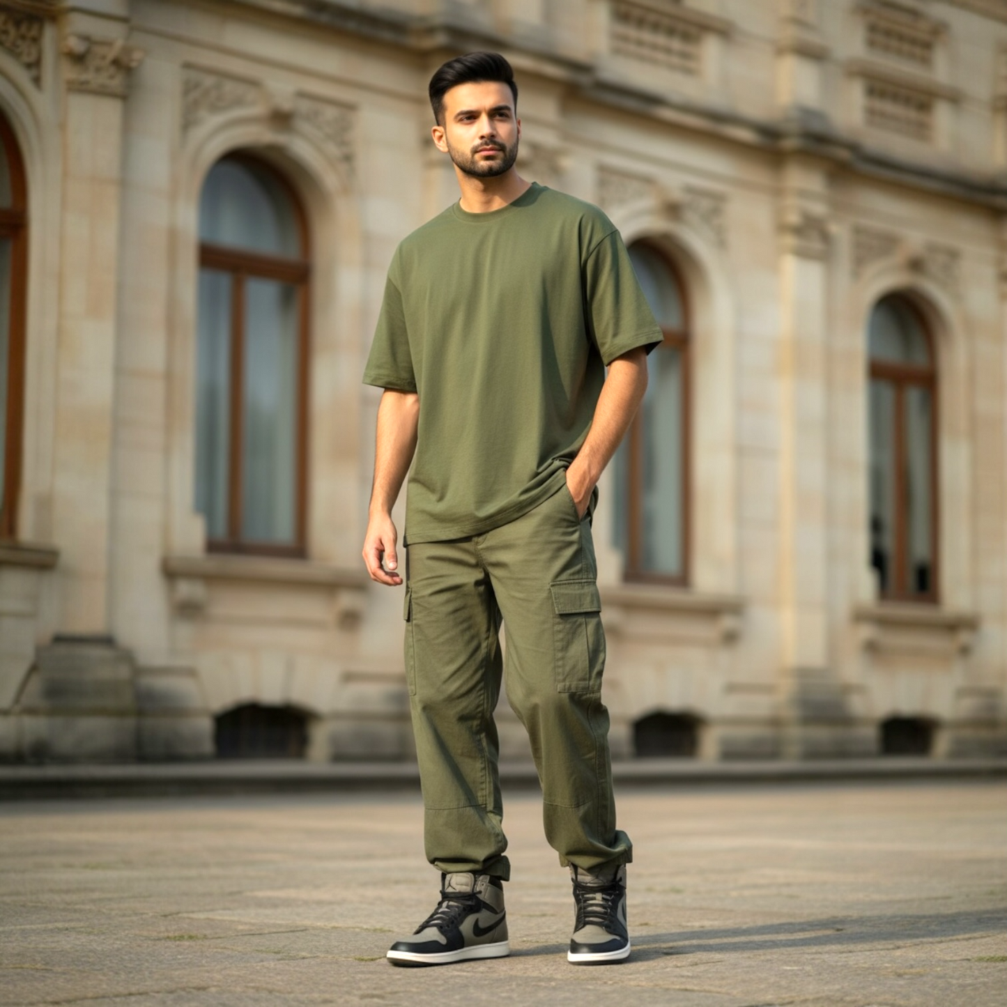 Over size plain T-shirts for Men