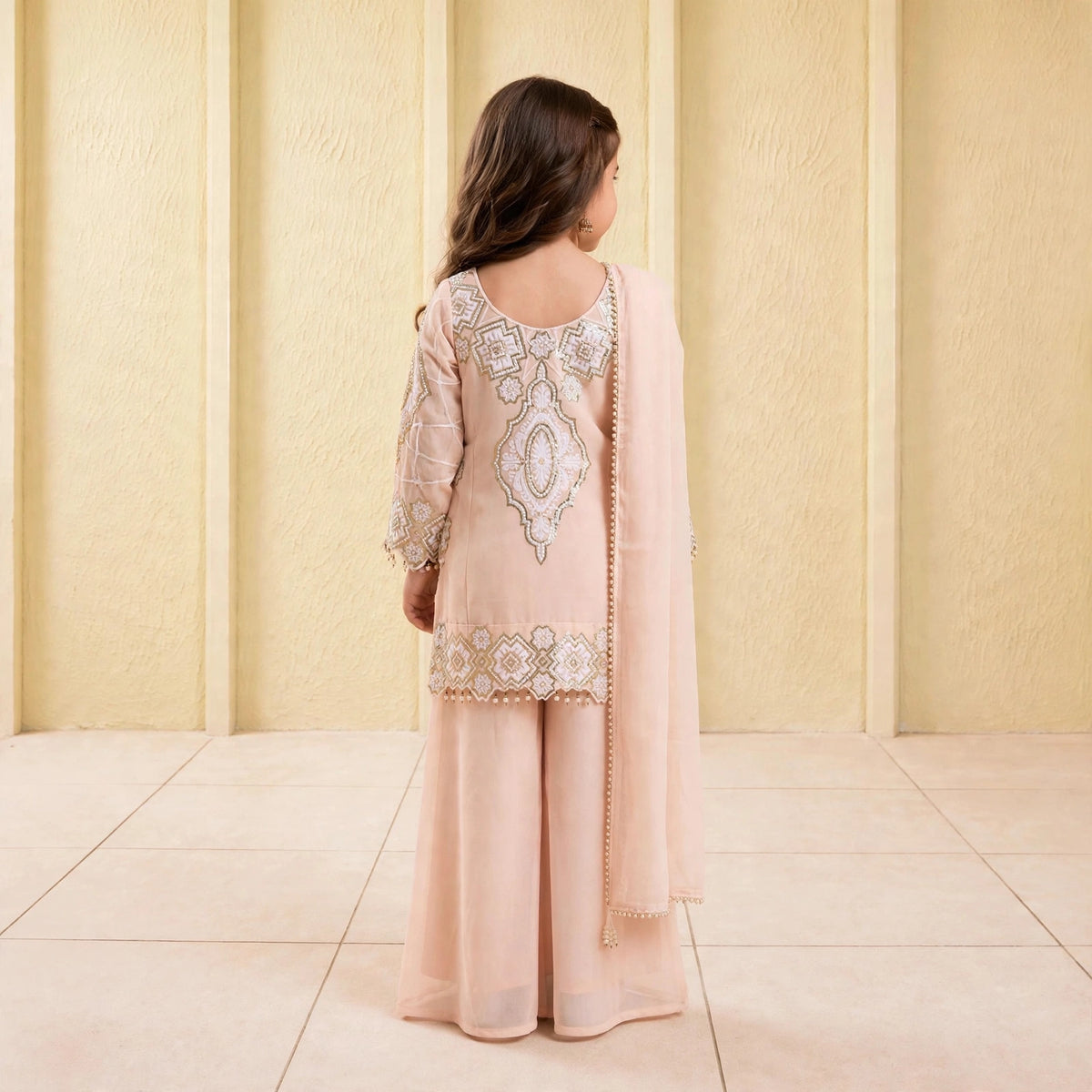 Teeya Creation little palazzo kurta set
