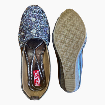 Perfect gold slip on shoe women