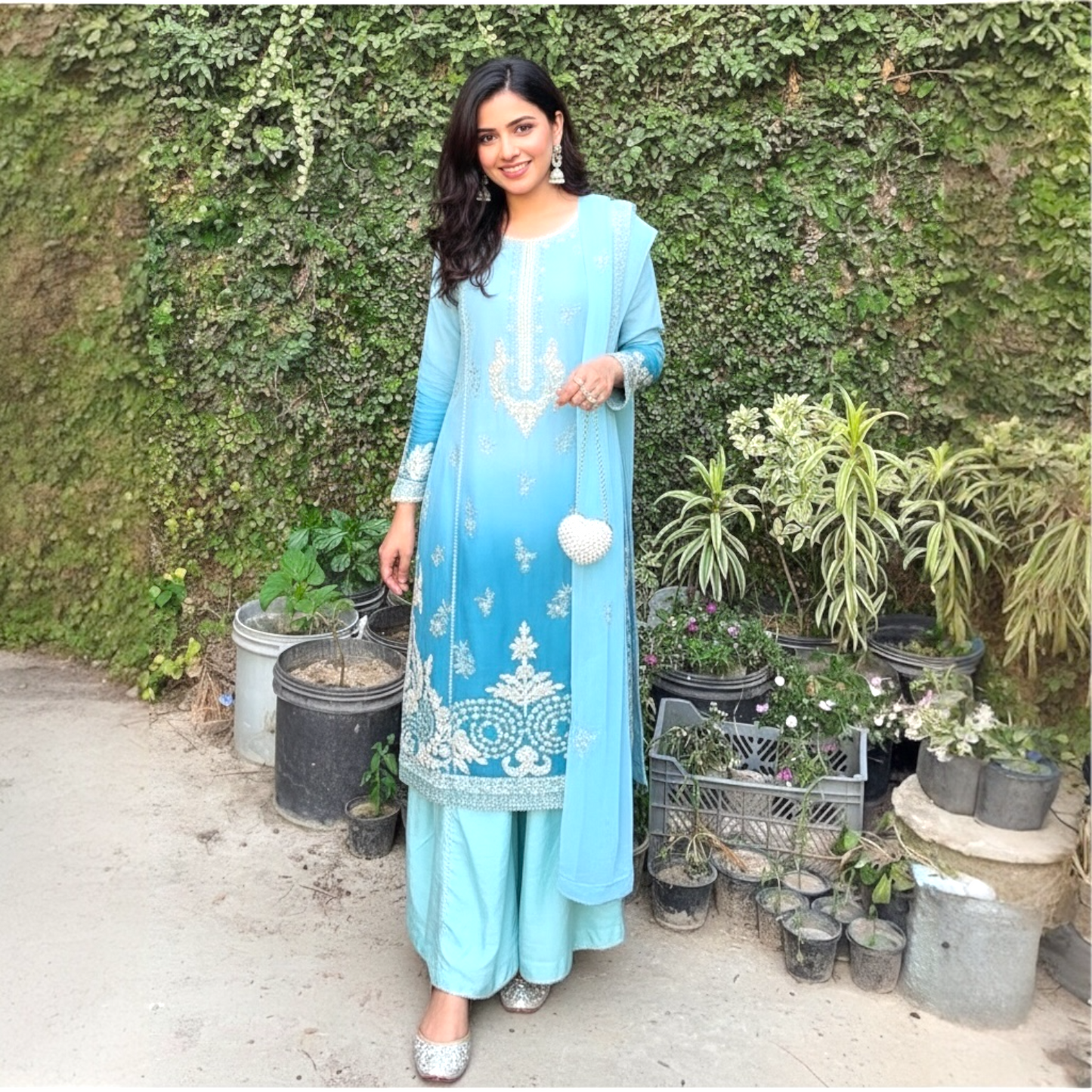 Flared Palazzo For Party Wear