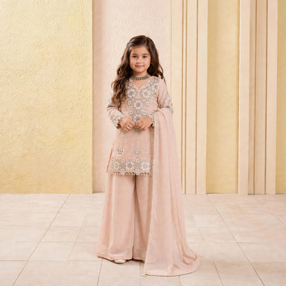 Teeya Creation little palazzo kurta set