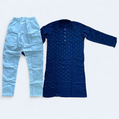 LAKHNAVI EMBROIDERED SEQUIN KURTA