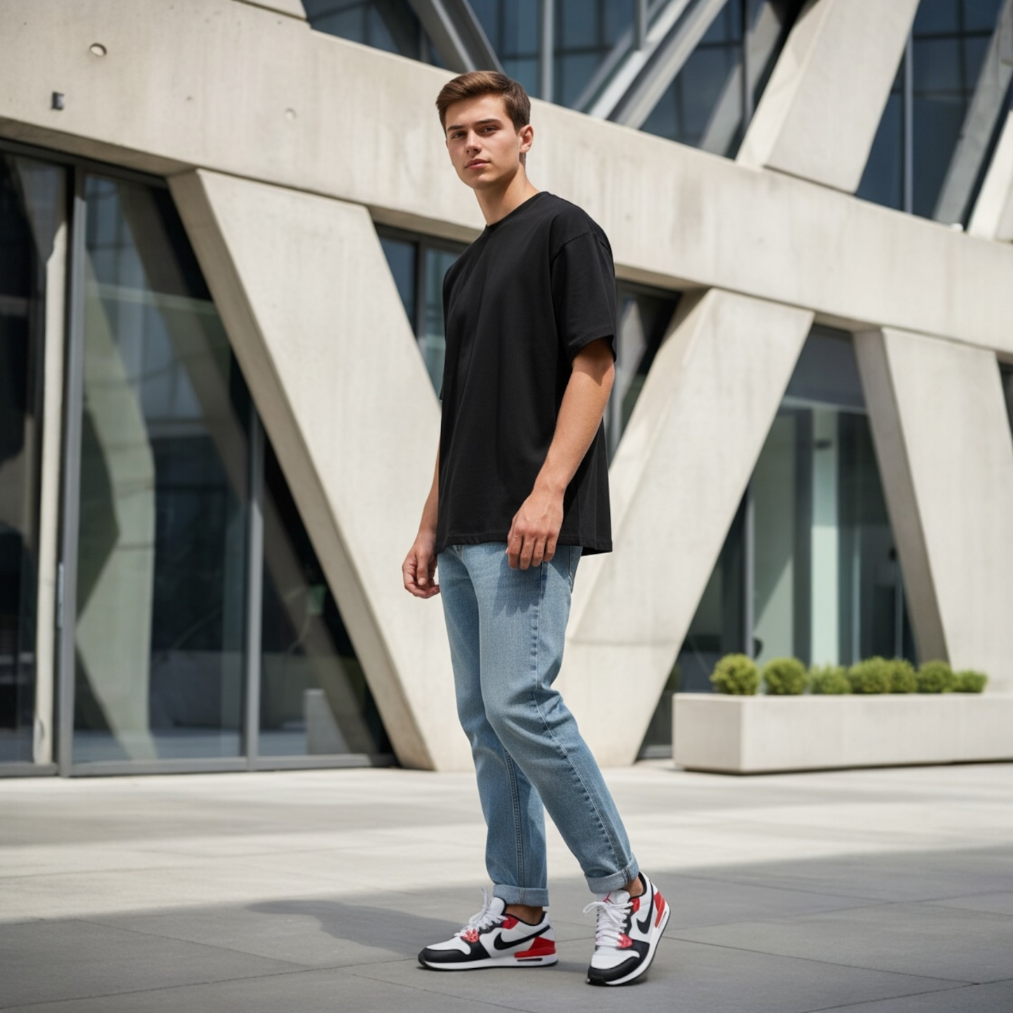 Plain cotton T-shirts