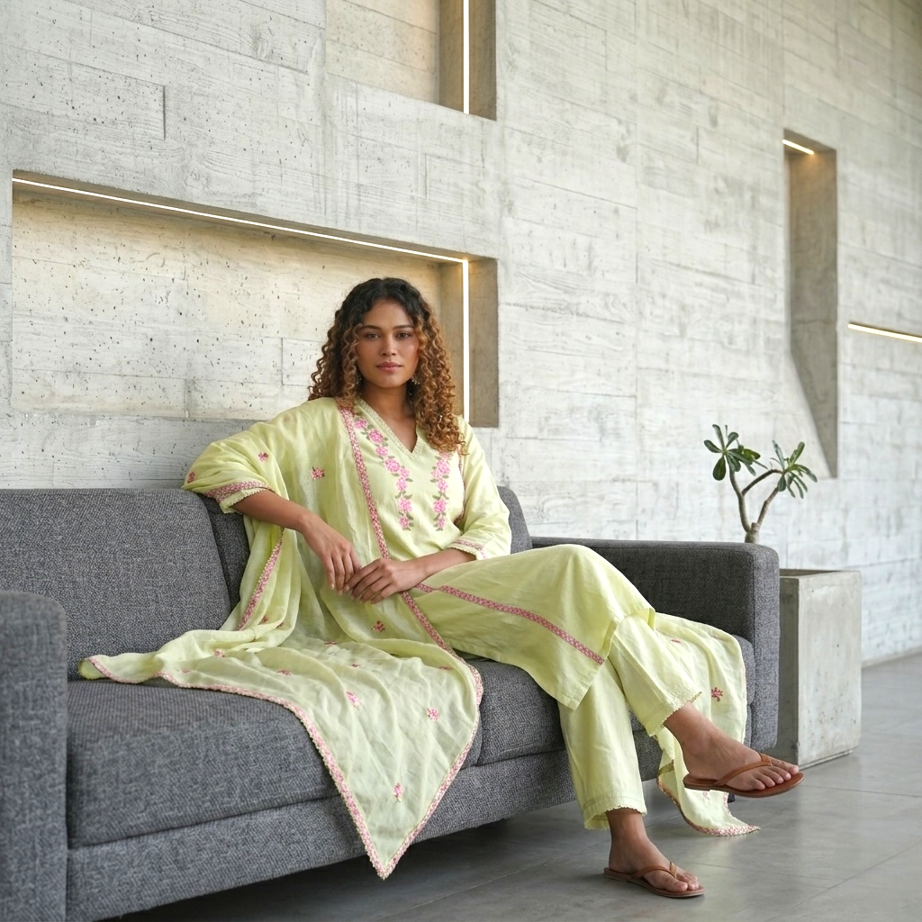 Bulbul Floral casual kurta set