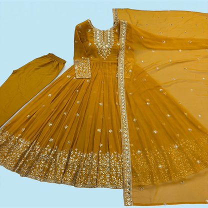 Shahi Udaipuri Anarkali suit set