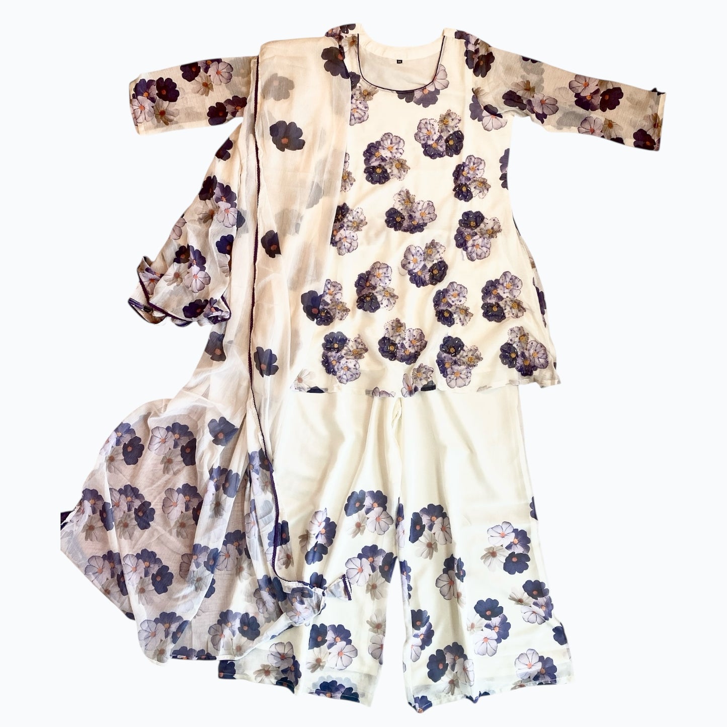 Short kurta plazo set