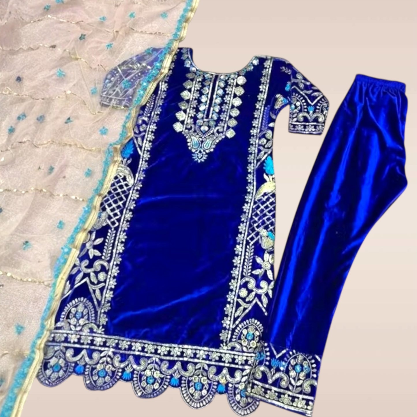 Pakistani Salwar kameez party wear