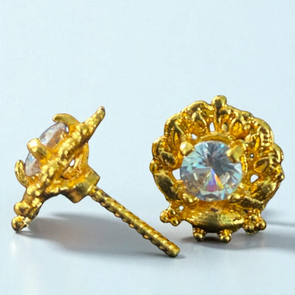 Shubh shri gold plated ear-tops