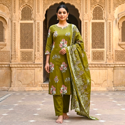 Straight Fit casual Kurta Sets