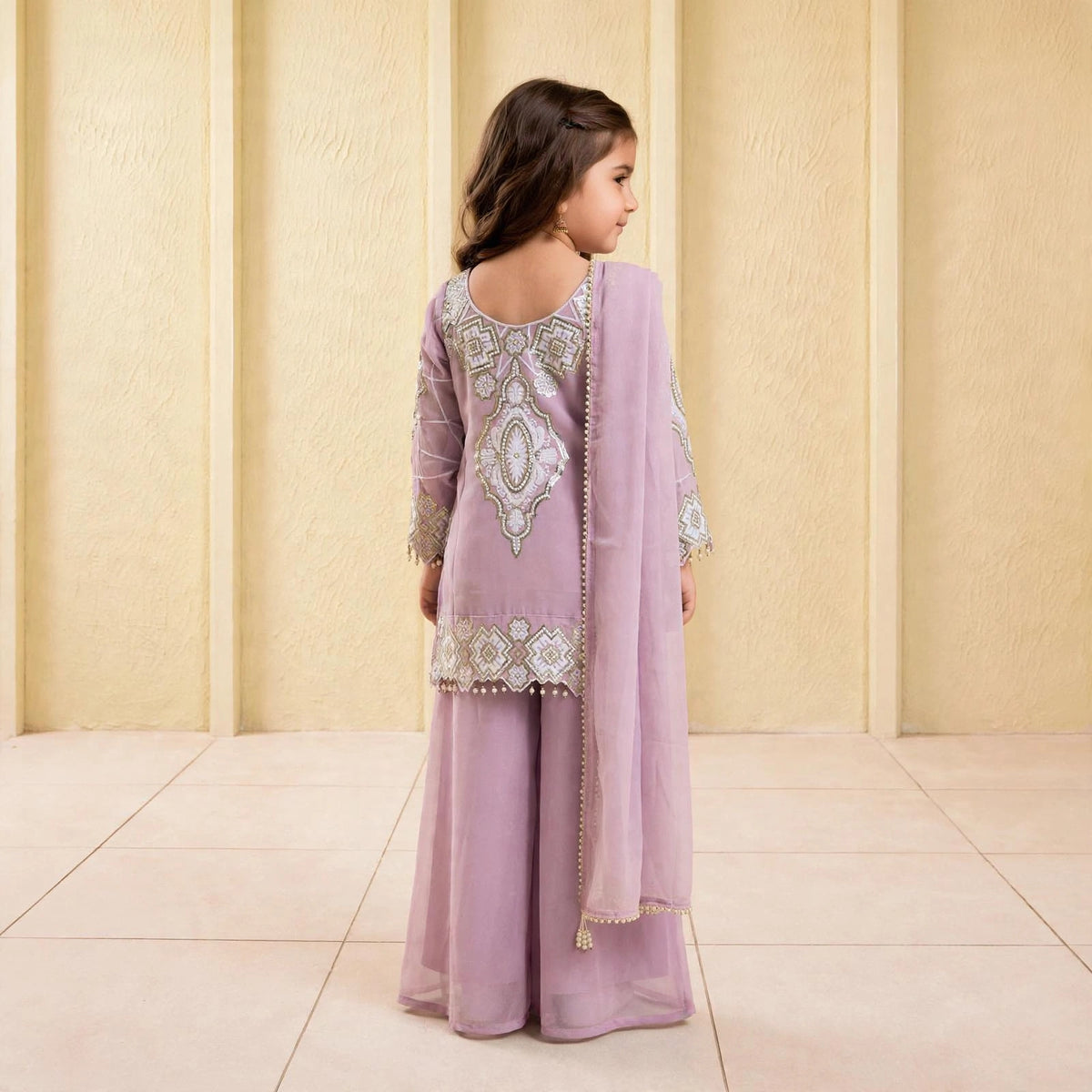 Teeya Creation little palazzo kurta set