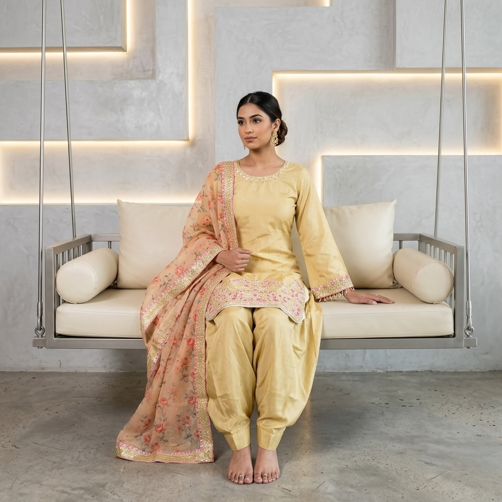 Gulnaar Glow farsi salwar suit set