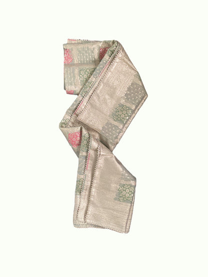 Cotton silk straight kurta set