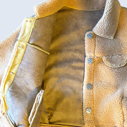 Cozy sherpa jacket.