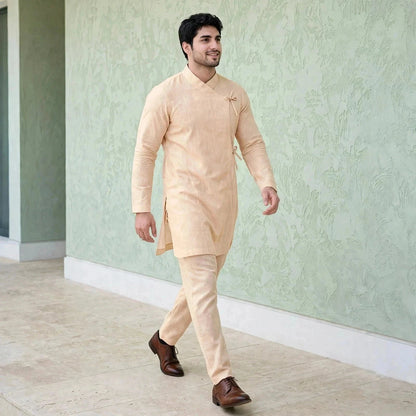 Elastic-waist Daura suruwal gorkhali ethnic suit/Coats and hat not included.
