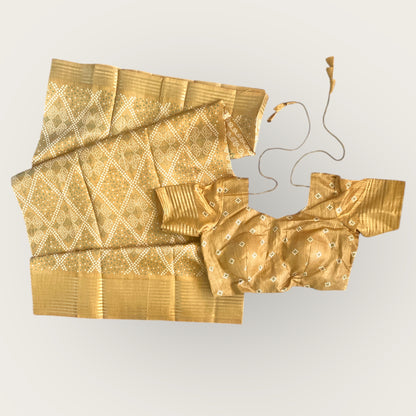 Bandhani Saree and blouse set
