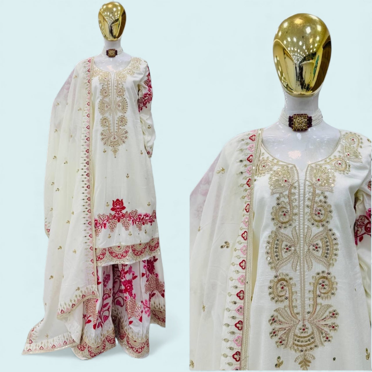 Heavy party wear garara set