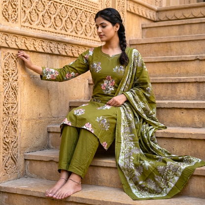 Straight Fit casual Kurta Sets