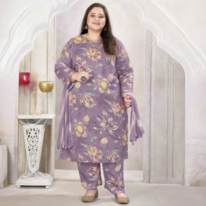 Moksh international plus size kurta set