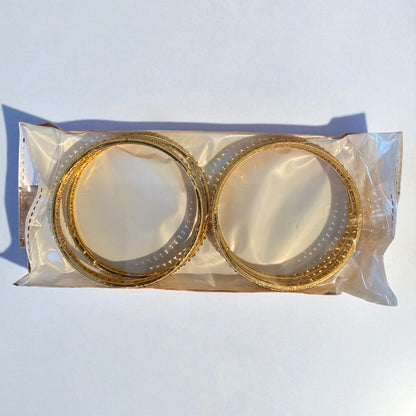 Colours Gold-Plated 4-Piece Bangle Set