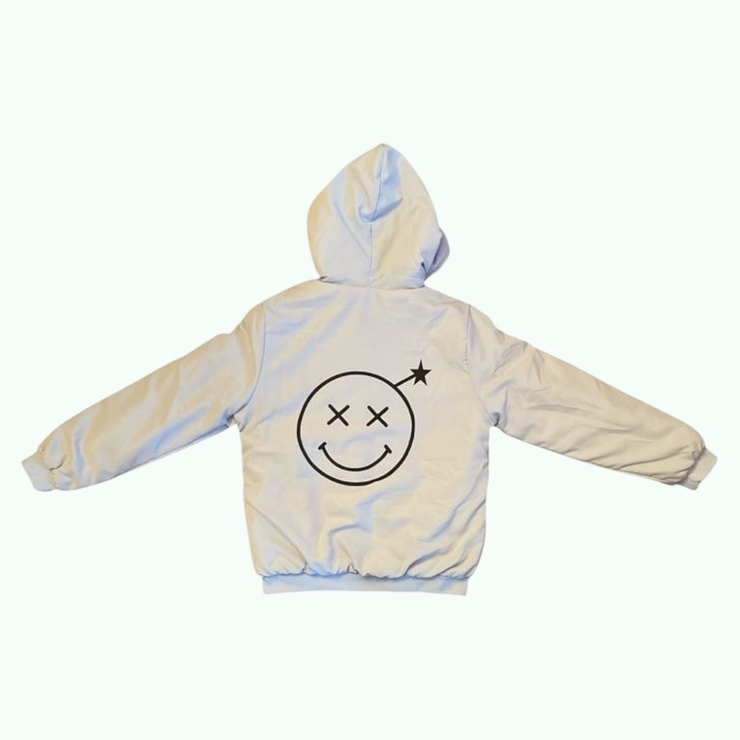 Yizimei boutique girls jacket with faux fur inside.