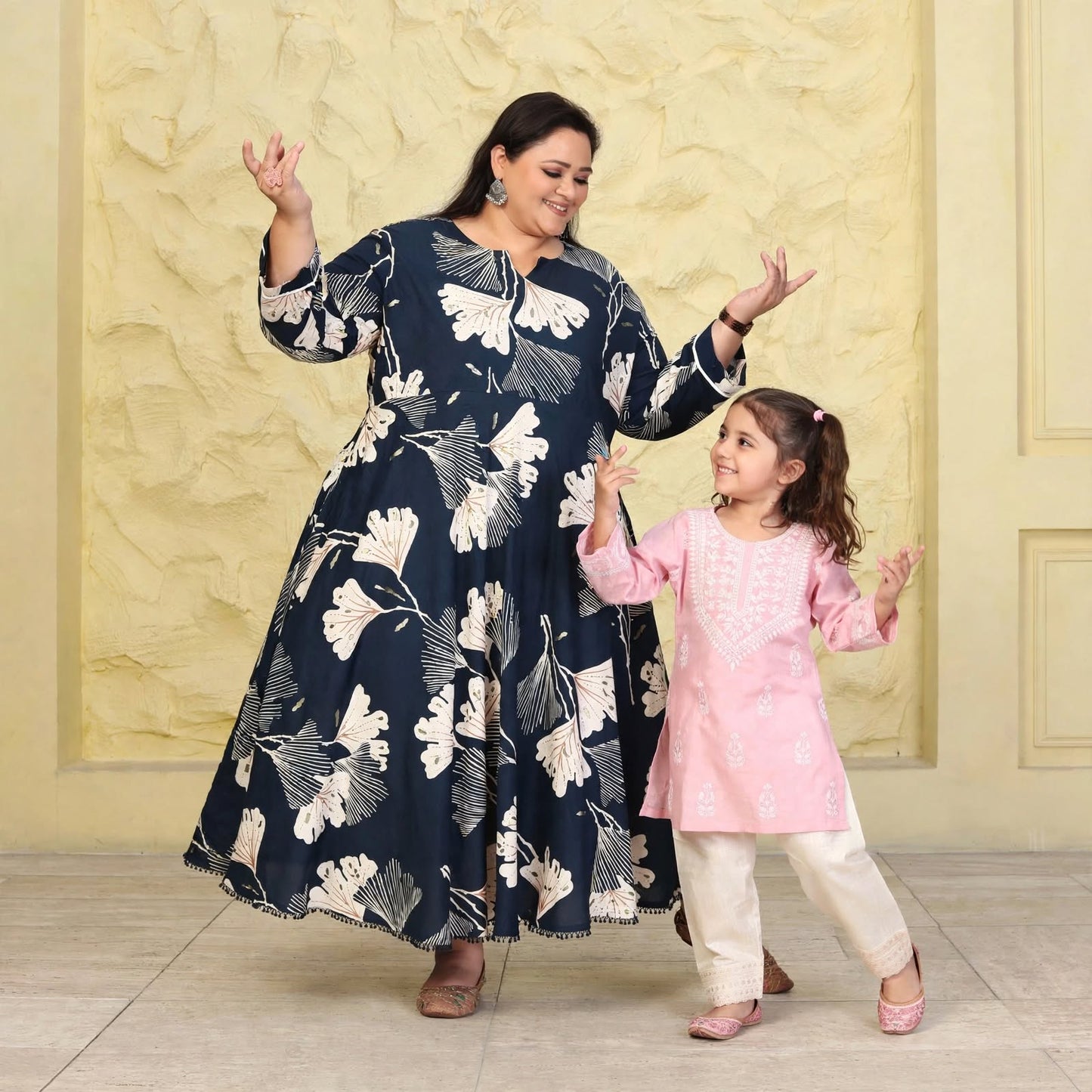 Plus size lightweight floral gown
