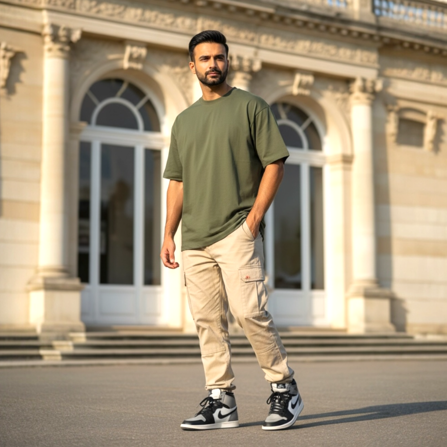 Over size plain T-shirts for Men