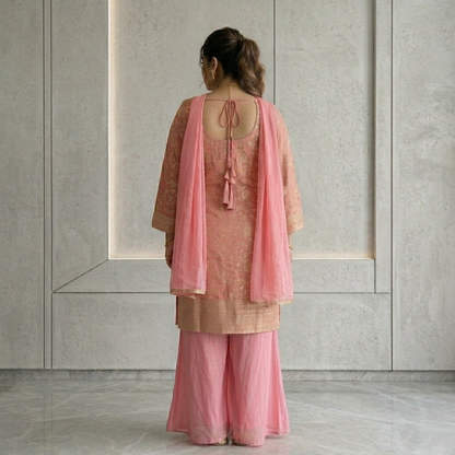 Plus size jaipuri palazzo suit set
