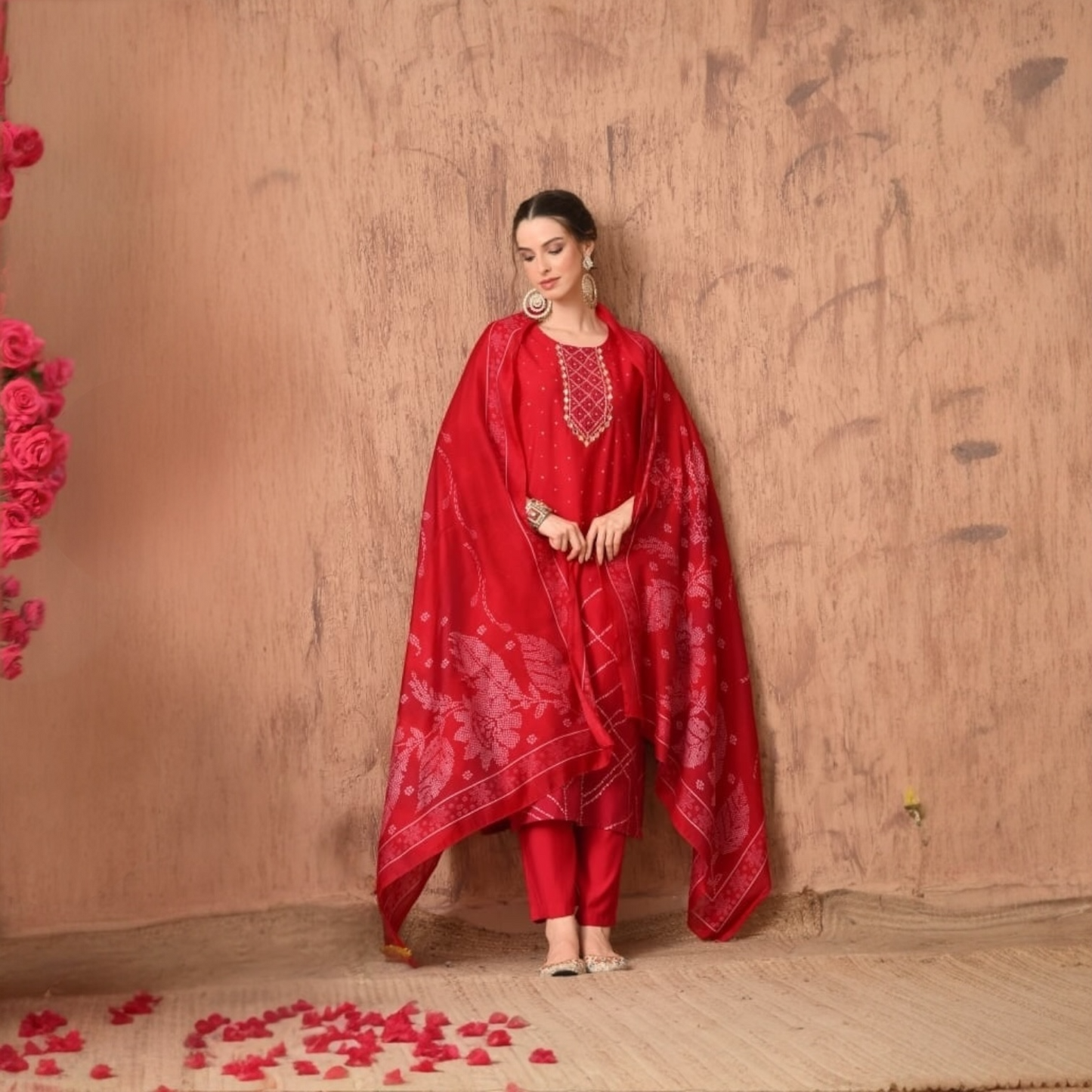 Detailed Embroidery Work – Designer Festive Suit Set for women