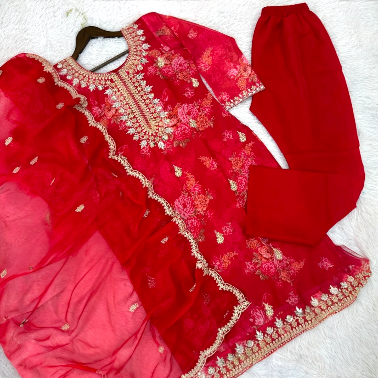Plus size designer Salwar Suit