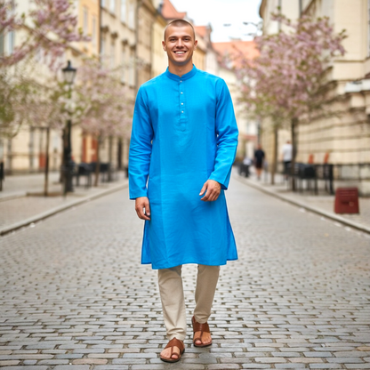 Men’s plain kurta top only
