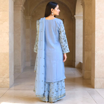 Salwar kameez sharara suit designer
