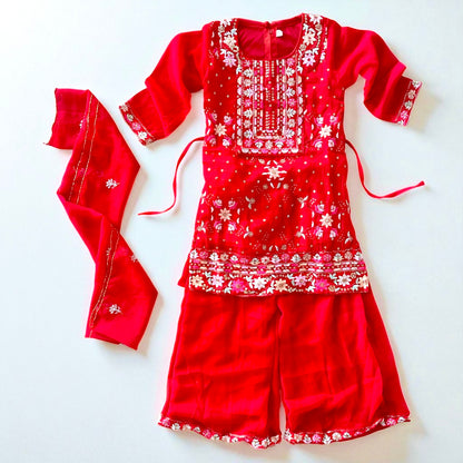 Priya creations palazzo kurta set