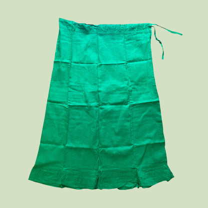 Handmade saree Petticoat Indian Inskirt