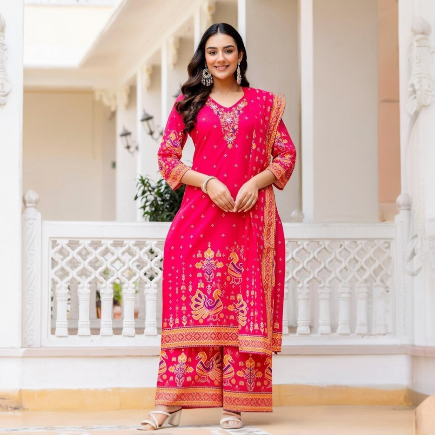Palazzo Style Salwar Kameez Set