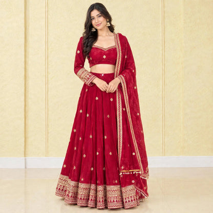 Manually stitched Lehenga-choli set