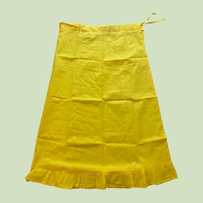 Handmade saree Petticoat Indian Inskirt