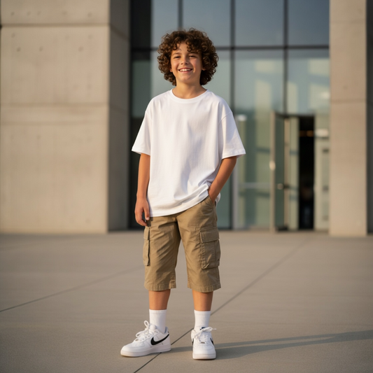 Plain T-shirts for little