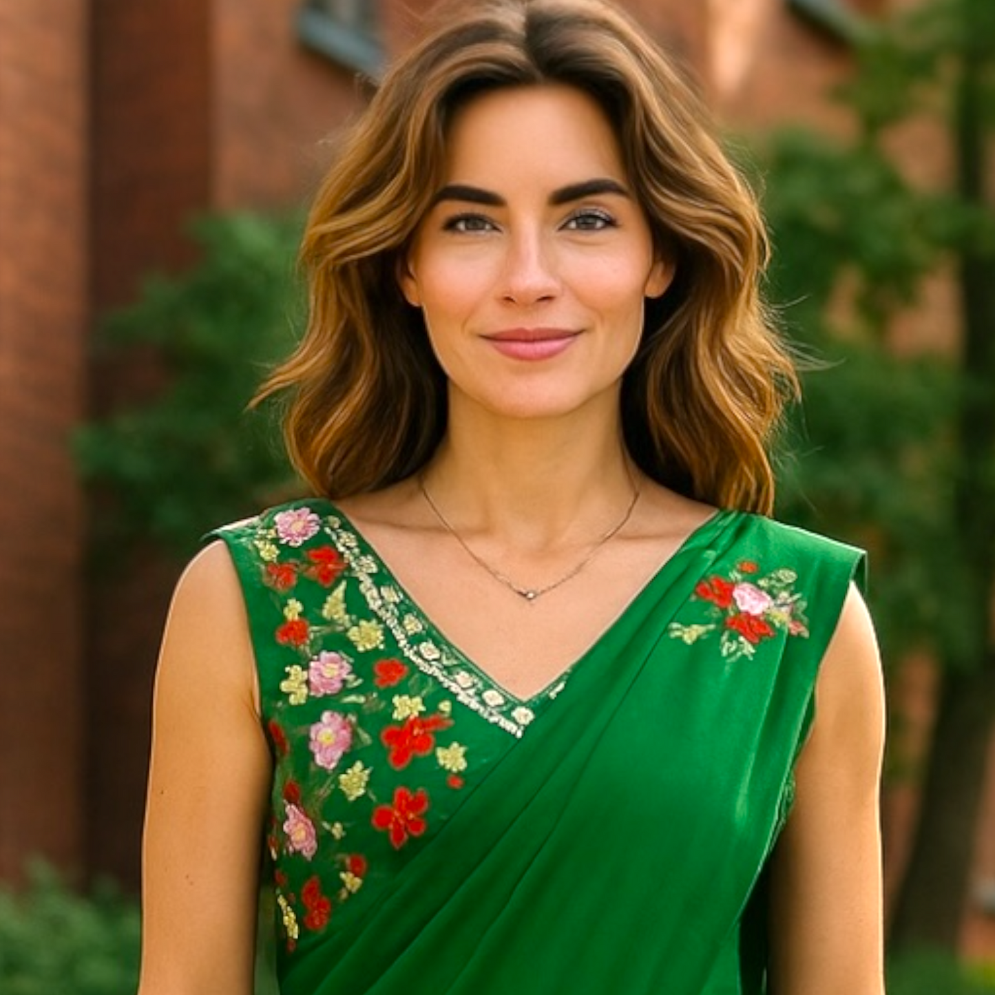 Ready to wear viral Boutique sari and blouse set