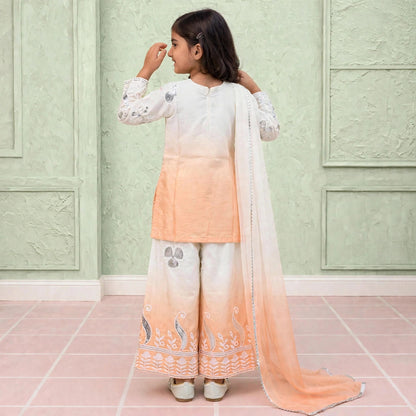 Pastel ombre-shaded palazzo set