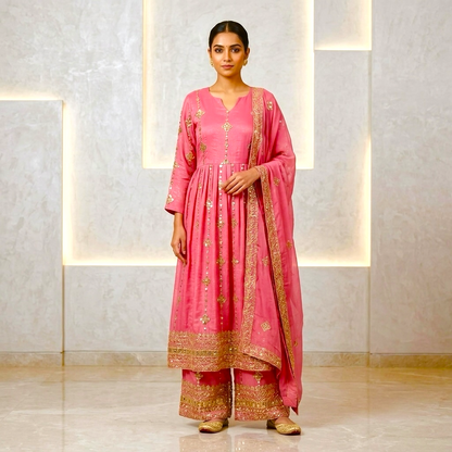 Anarkali palazzo party wear