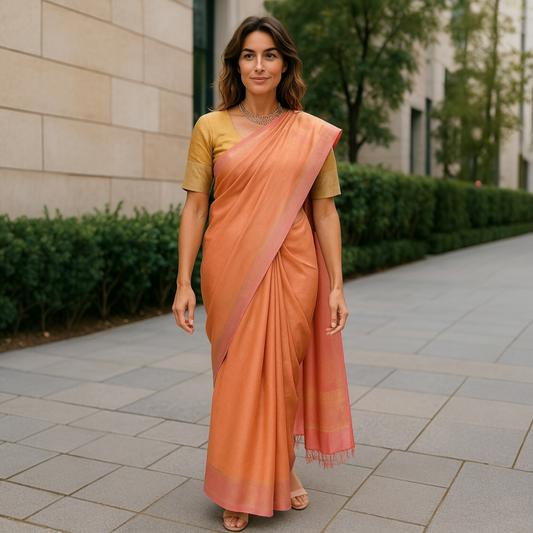 Banarashi sari with blouse