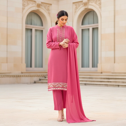Rapic winter woolen kurta set