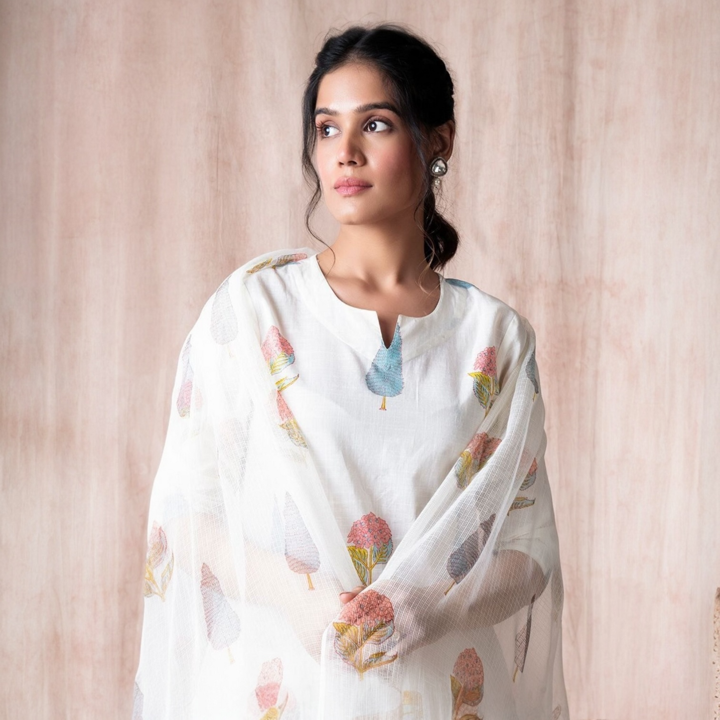 Kalini floral printed straight kurta set