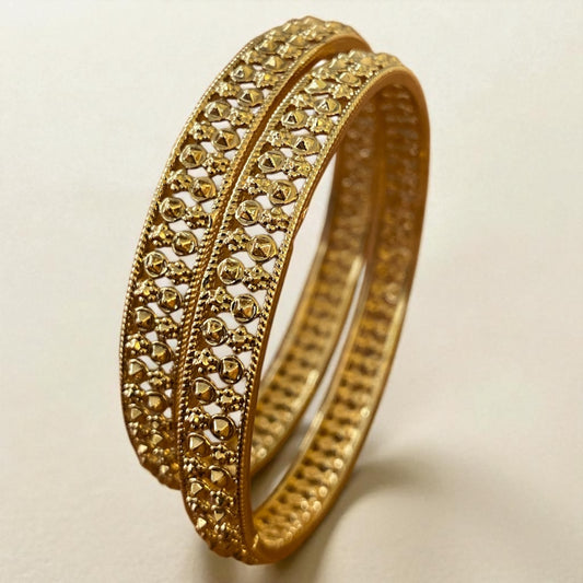 Colours Gold-Plated 4-Piece Bangle Set