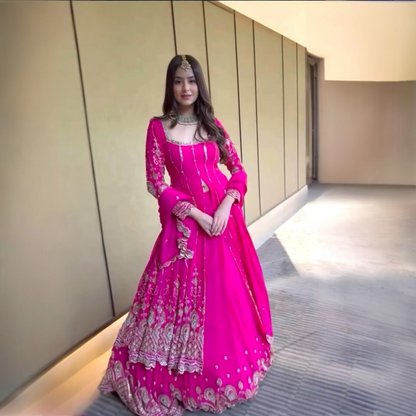 Long top skirt lehenga